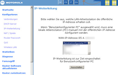 Anleitung Webcam dyndns
