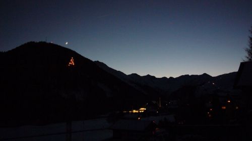 23. Dezember 2006: Abendstimmung zu Hause

