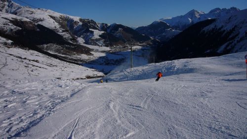 Zum ersten Mal seit Jahren eine brandneue Pistenführung im Skigebiet, cool!
