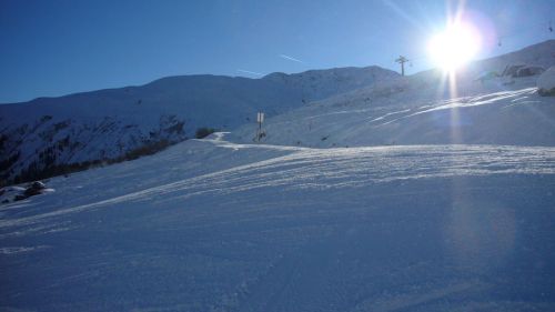 Kurz nach der 2. Kreuzung mit der Schlittelbahn
