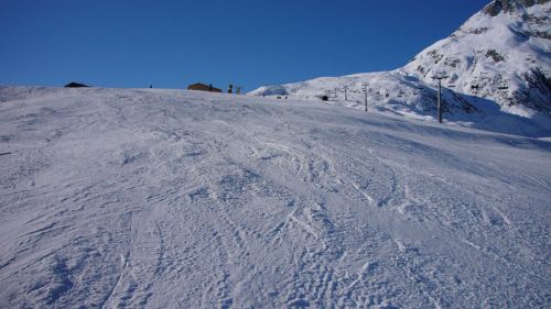 24. Dezember 2006, Beginn der Talabfahrt - alles in sehr gutem Zustand
