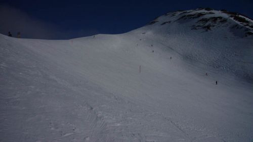 Auch am Oberalppass herrschen fast perfekte Verhältnisse...
