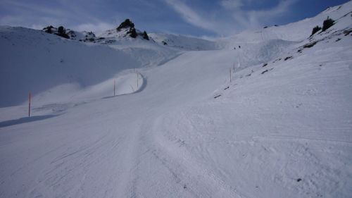 Ganz toll: Oberer Teil der Bärhag-Piste zum Tschuggenlift runter
