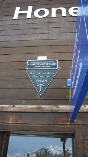 Wer sich dieses Schild wohl ergattert...?
