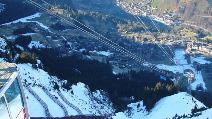 Wengen: Grösstenteils grün
