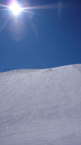 Steilhänge Tiarms: Einsame Spitze, das Highlight des Tages
