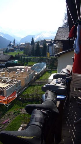So, nun ist Schluss: Am Sonntag gehts zurück ins Unterland - und die Skiausrüstung wird eingesömmert

