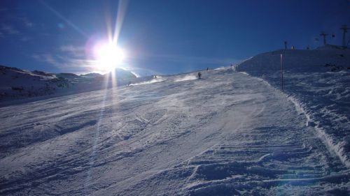Herrliche Piste nach Furgg!
