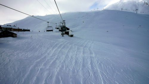 Immerhin: Da gabs letztes Jahr nie eine Piste...
