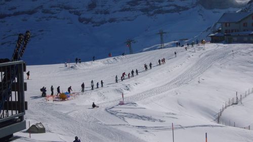 Neuer, praktischer Seillift zum Berghaus Männlichen
