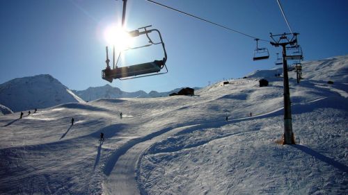 Schlittelbahn nach Rueras
