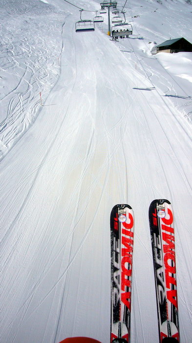 Sensationell: Atomic Race SL (155cm) - ein Hammerski, heute gemietet
