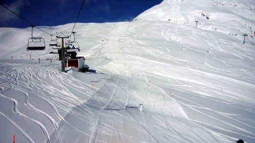 Herrlicher Pulverschnee...

