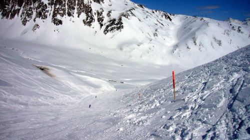 Spreng-Spuren im Val Val / Tiarms
