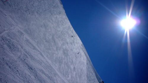 Herrliche Steilhänge Tiarms: Pulverschnee pur!
