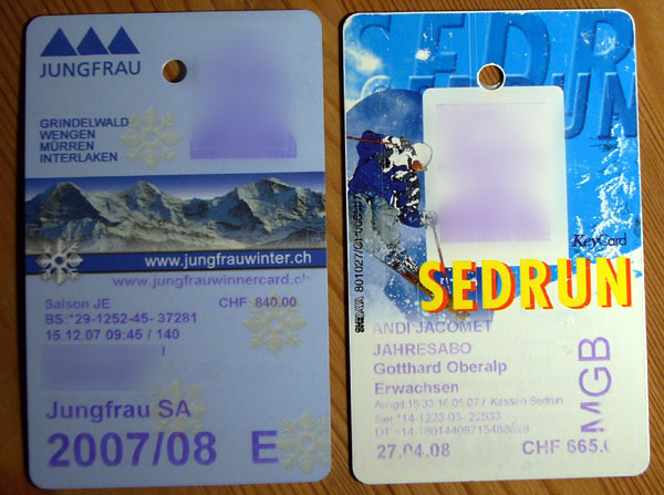 Seufz... immerhin hab ich die beiden voll rausgefahren! Bisher warens 43 Skitage - und eventuell kommen noch zwei, drei dazu (Gemsstock, Zermatt)?
