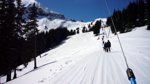 Tschuggenlift: Selten ists hier Mitte April so weiss!
