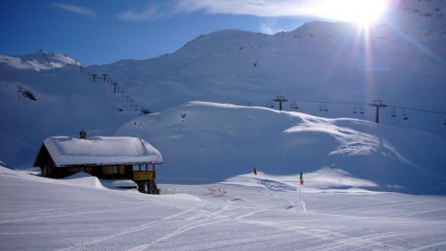 Die Sesselbahn Goillet war zu - sie lief diesen Winter aber bereits
