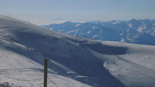 Sicht bis zum Monte Viso

