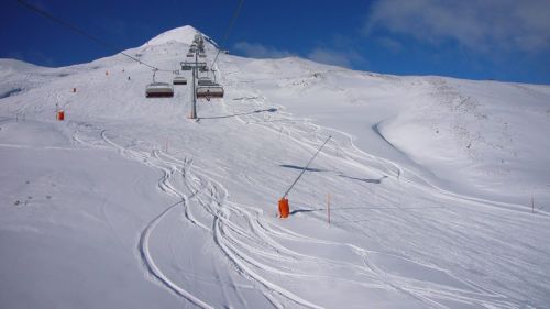 Honegg, ziemlicher Kunstschnee-Mist...
