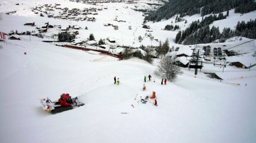 Die Schanzen für Rock The Mountain am 27.12. werden schon erstellt
