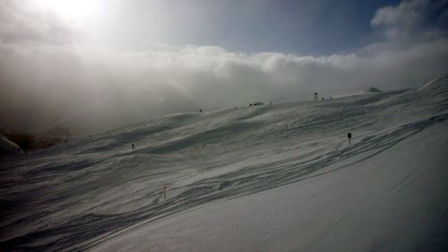 Föhnmauer im Süden - der Wind war heute schon recht stark
