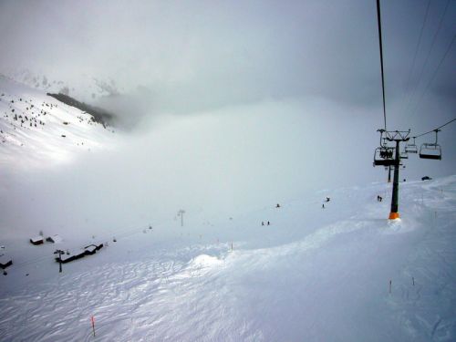 Blick zurück aufs Nebelmeer

