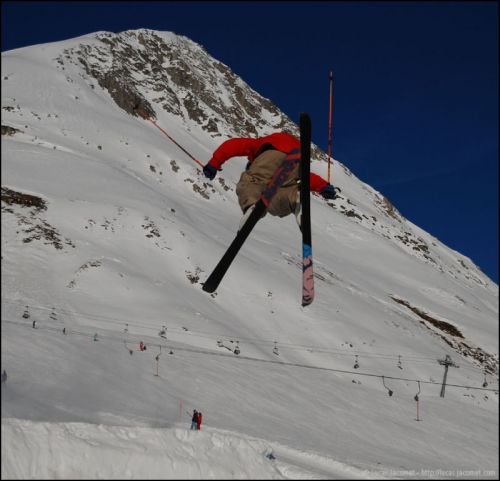 Snowpark Tegia Gronda, 24. Dezember 2008 (Foto: Lucas Jacomet)
