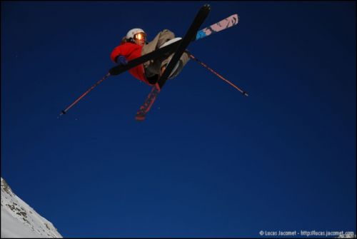 Snowpark Tegia Gronda, 24. Dezember 2008 (Foto: Lucas Jacomet)
