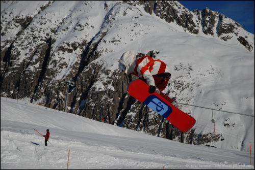 Snowpark Tegia Gronda, 24. Dezember 2008 (Foto: Lucas Jacomet)
