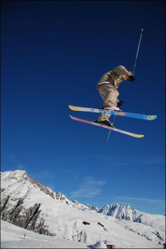 Snowpark Tegia Gronda, 24. Dezember 2008 (Foto: Lucas Jacomet)
