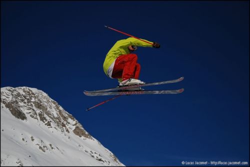 Snowpark Tegia Gronda, 24. Dezember 2008 (Foto: Lucas Jacomet)
