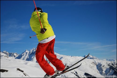 Snowpark Tegia Gronda, 24. Dezember 2008 (Foto: Lucas Jacomet)
