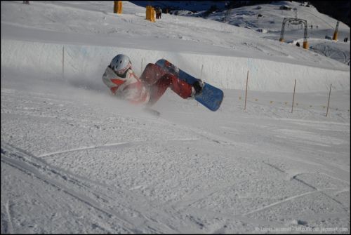 Snowpark Tegia Gronda, 24. Dezember 2008 (Foto: Lucas Jacomet)
