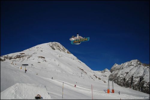 Snowpark Tegia Gronda, 24. Dezember 2008 (Foto: Lucas Jacomet)
