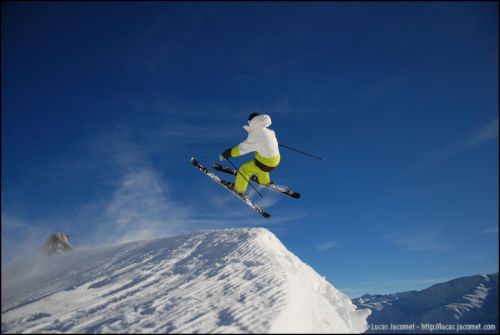 Snowpark Tegia Gronda, 24. Dezember 2008 (Foto: Lucas Jacomet)
