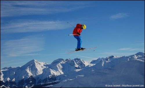 Snowpark Tegia Gronda, 24. Dezember 2008 (Foto: Lucas Jacomet)
