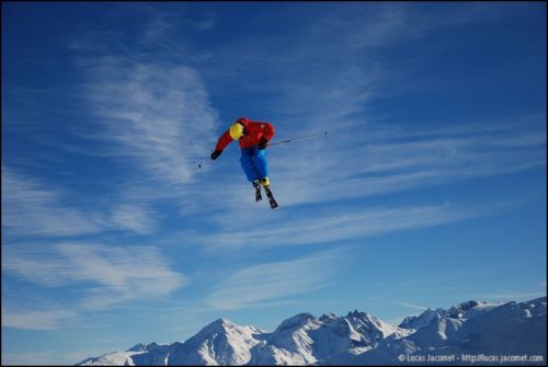Snowpark Tegia Gronda, 24. Dezember 2008 (Foto: Lucas Jacomet)
