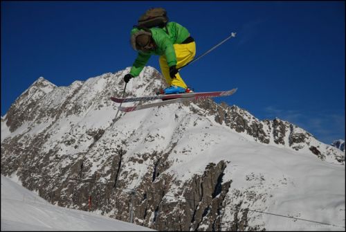 Snowpark Tegia Gronda, 24. Dezember 2008 (Foto: Lucas Jacomet)
