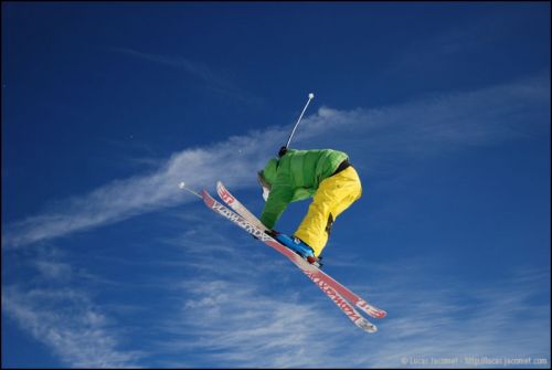 Snowpark Tegia Gronda, 24. Dezember 2008 (Foto: Lucas Jacomet)
