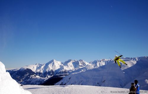 Snowpark Tegia Gronda, 3. Januar 2009 (Foto: Lucas Jacomet)
