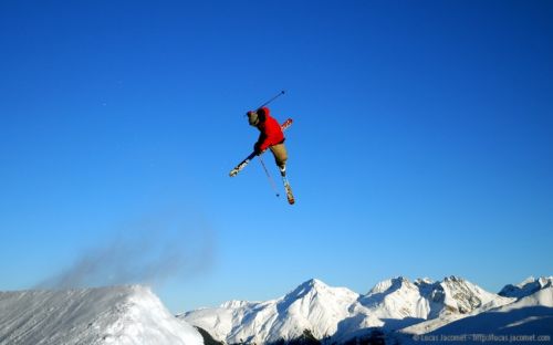 Snowpark Tegia Gronda, 3. Januar 2009 (Foto: Lucas Jacomet)
