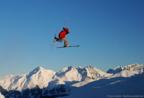 Snowpark Tegia Gronda, 3. Januar 2009 (Foto: Lucas Jacomet)
