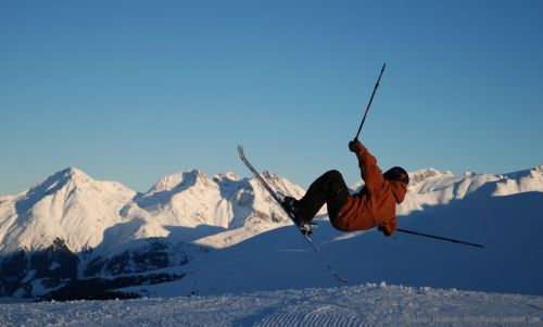 Snowpark Tegia Gronda, 3. Januar 2009 (Foto: Lucas Jacomet)

