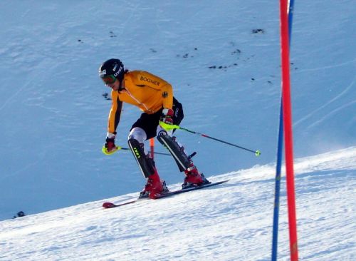 Felix Neureuther beim Trainieren
