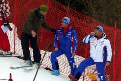 Trainer und Betreuer beim Fachspimpeln
