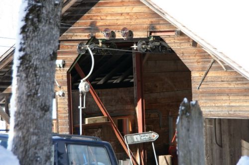 Wunderschön: Talstation des Skiliftes Roseggli in Bumbach
