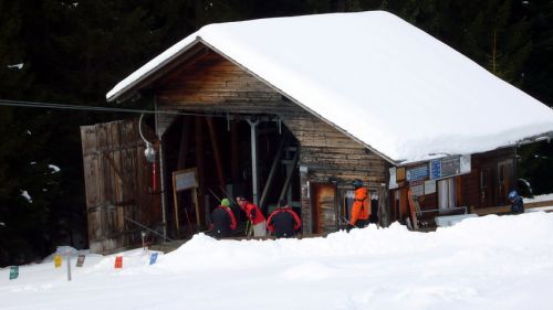 Die obere Sektion: Skilift Gemeinenwängen, auch von Baco (erbaut 1968)
