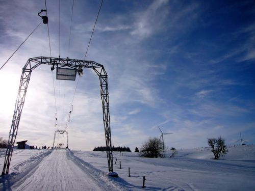 Die Windräder (Eoliennes) kommen in Sicht - faszinierende Bilder
