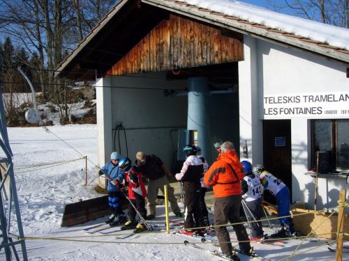 Der zweite Skilift, auch ein GMD mit Kurzbügeln, Baujahr 1969
